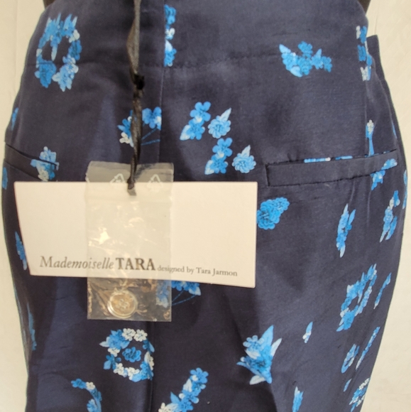 NWT 100% Silk Pants - Mademoiselle by Tara Jarmon - Picture 9 of 10